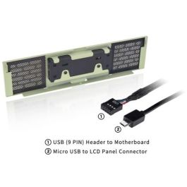 Thermaltake LCD Panel Kit para The Tower 200 Matcha Green