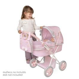 DECUEVAS 85075 Coche Plegable con Sombrilla para Muñecas hasta 48 cm Sophie, Ideal para Juego de Imitación