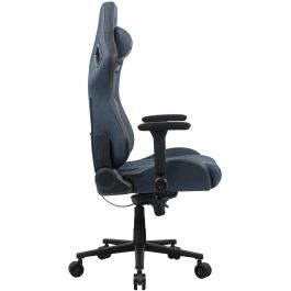 Cougar Silla Gaming Defensor S Navy Blue F Silla para videojuegos universal, 150 kg, Asiento acolchado, Respaldo tapizado, Color Azul y Negro