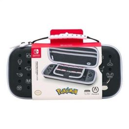 Power A 1522749-01 Estuche Protector Compacto para Nintendo Switch OLED, Switch y Switch Lite Pikachu Negro/Plata