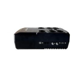 Phasak PH 9478 SAI Línea Interactiva Kryptos 800 VA/480W, 6 Salidas Schuko, USB, Protección RJ45/Coaxial