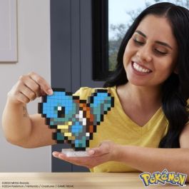 Mega HTH77 Pokémon Squirtle Caja de construcción retro 367 piezas