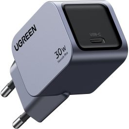 UGREEN Cargador Rápido Nexode Pro 30W USB-C GaN Power Delivery Quick Charge 4 Gris