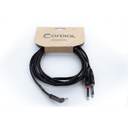 Cable Y Mini-Jack Estéreo En Ángulo / 2 Jacks Mono 3 M Cable Y Mini-Jack Estéreo En Ángulo / 2 Jacks Mono 3 M