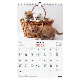 Calendario (2026) Finocam Pared Espiral Imagenes Mensual Para Escribir 250X400 Perros Y Gatos Precio: 8.79000023. SKU: B14CS28JBP