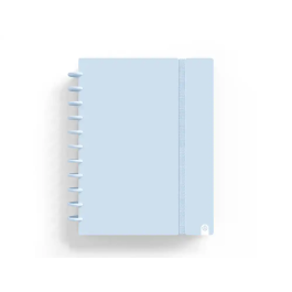 Carchivo Cuaderno Ingeniox A4 Foam 80 Hojas Rayado Horizontal Azul Pastel
