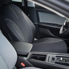 XLCOVER Funda para Asiento de Coche Universal Negra Compatible con Airbag 3 Piezas