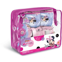 Mondo MON8001011287017 Patines con Protecciones Minnie Ajustables para Niños hasta 20 kg
