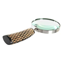 Lupa De Mano Colonial DKD Home Decor Marron Claro Marron Oscuro 2 x 22.5 x 10 cm (6 Unidades) Lupa De Mano Colonial DKD Home Decor Marron Claro Marron Oscuro 2 x 22.5 x 10 cm (6 Unidades)
