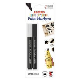 Alpino Rotuladores Crea Paint Marker Multisuperficies, Blanco y Negro, Blíster 2 Unidades Precio: 56.89000009. SKU: B1HATFLBQZ