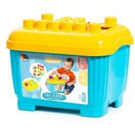 Caja bloques y puzzles blandos con 15 piezas. Caja bloques y puzzles blandos con 15 piezas.