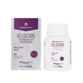 Heliocare Purewhite Radiance Max 240, 60 Cápsulas Heliocare Purewhite Radiance Max 240, 60 Cápsulas Precio: 29.49999965. SKU: B13PEBE3DT