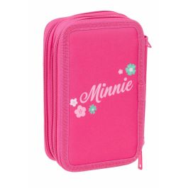 Safta Plumier triple 37 piezas Minnie Mouse 12,5x19,5x5,5cm
