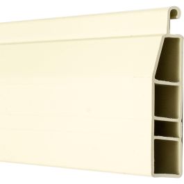 Micel Lama final de persiana pr24 para 52 mm, marfil, 52 mm x 2 m x 12 mm