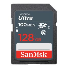 Tarjeta de Memoria Micro SD con Adaptador SanDisk SDSDUNR 128 GB