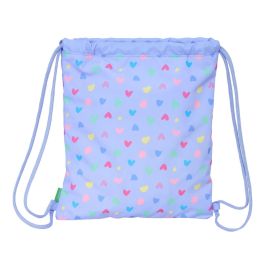 Bolsa Mochila con Cuerdas Benetton Lila Lila 35 x 40 x 1 cm