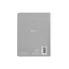 Liderpapel Cuaderno Espiral A5 Witty Tapa Dura 80 Hojas 90gr Cuadro 3mm Colores Surtidos