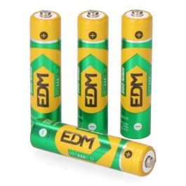 Edm Pila Recargable HR03 AAA Eco-Series 950mAh 1.2V Ø10.5 x 44.5 mm Pack 4 Unidades