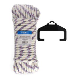 Edm Cuerda driza poliéster alta tenacidad tricolor, calibre 10 mm x 20 m