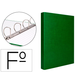 Liderpapel Carpeta 4 Anillas 40mm Mixtas Folio Cartón Forrado Paper Coat Verde 260 x 332 mm Precio: 5.50000055. SKU: B132DWVCHC
