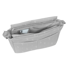 Safta Bolso Adaptable para Carrito de Bebé, Reversible y Repelente, Sophie la Girafe Mum, 46x26x15 cm