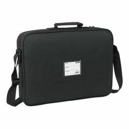 Cartera Escolar Munich Topo Negro 38 x 28 x 6 cm