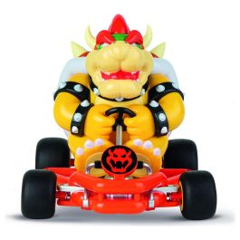 CARRERA Coche Radio Control Bowser Mario Kart 1:18, hasta 9 km/h, 30 Min de Funcionamiento, +6 años