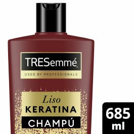 Tresemme Liso Keratina champú 685 ml para cabello liso, suave y brillante, anti-encrespamiento