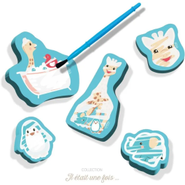 Ses Creative SES8710341144999 Sophie La Girafe - Coloración de Agua en el Baño para Bebés y Niños Pequeños