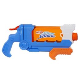 Nerf Super Soaker SOA Flip Fill Pistola de Agua, 4 Estilos de Rociado, Lanzador Juguete 21,5x45 cm Niños +6 Años