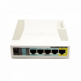 Mikrotik RB951Ui-2HnD Punto de Acceso Router Inalámbrico 2.4GHz 802.11b/g/n con 5 Puertos Ethernet y USB 2.0
