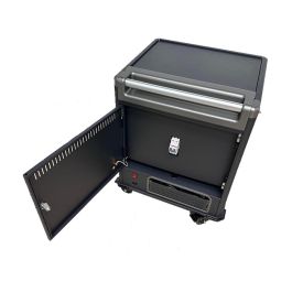 Ewent Ew1703 16 Carro Armario de Carga para 16 Tablets y Portátiles hasta 17" con Carga Inteligente y Bloqueo Seguro