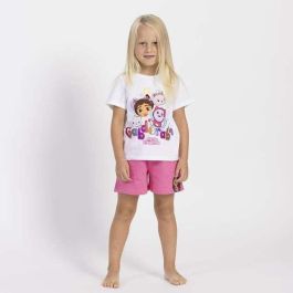 Cerdá Conjunto 2 Piezas French Terry Gabby's Dollhouse 4 Años Blanco Talla 4 Años