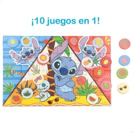 LISCIANI Stitch Disney - Juego Educativo 10 en 1 para Niños +3 Años