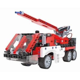 Clementoni 52663 - Camión de bomberos motorizado para construir - 4 modelos de mecánica e ingeniería