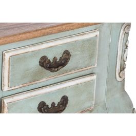 DKD Home Decor Escritorio Verde Marron 133 x 75 x 68 cm