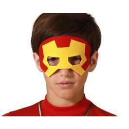 Antifaz rojo y amarillo con diseño de robot para superhéroe tecnológico Precio: 0.49999983. SKU: B1G2BRATA5
