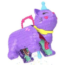Mattel Cofre para Mini Muñecas Polly Pocket Gatito Piñata Partyland con 23 Accesorios Sorpresa Mattel Cofre para Mini Muñecas Polly Pocket Gatito Piñata Partyland con 23 Accesorios Sorpresa