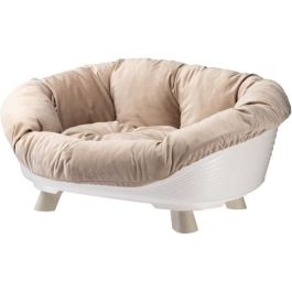 Ferplast FER8010690210018 Cesta Sofá Trono 6 para mascotas con cojín blanco Precio: 80.50000046. SKU: B1FNLAKKGJ