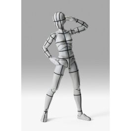 Tamashii Nations Body-Chan Sports Edition Wire Frame - Figura de Acción Gray Color Version para Artistas Tamashii Nations Body-Chan Sports Edition Wire Frame - Figura de Acción Gray Color Version para Artistas