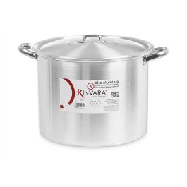Olla de Aluminio Kinvara 28 cm 12.5 L - Plata, Apta Gas/Horno/Lavavajillas (4 Unidades) Olla de Aluminio Kinvara 28 cm 12.5 L - Plata, Apta Gas/Horno/Lavavajillas (4 Unidades)