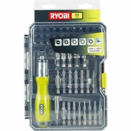 Ryobi Set de 59 Accesorios para Atornillar: Puntas Philips, Planas, Pozidriv, Torx y Destornillador de Trinquete Precio: 27.50000033. SKU: B14V2MTKX6