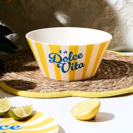 Home Deco Factory Bol Polipropileno 750 Ml Diámetro 15 Cm Colección Dolce Vita