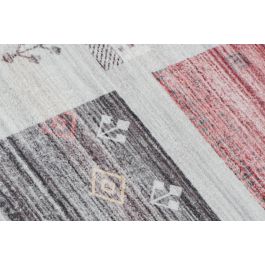DKD Home Decor Alfombra Árabe Marrón Poliéster 240x60 cm, 600 gsm (2 Unidades)