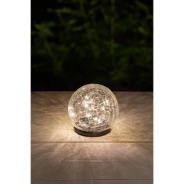 Galix Esfera solar efecto cristal roto Ø 10 cm, 15 LED blancos, 10 lúmenes, 8h autonomía Precio: 25.4999998. SKU: B1B9A3QPJ6
