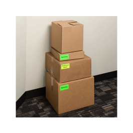 Avery Etiqueta Adhesiva Verde Fluorescente Permanente 99,1x34 mm Caja 1120 Unidades FSC Láser Inkjet Fotocopia