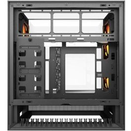 COUGAR OmnyX Torre Midi PC Gaming ARGB Negra - Compatible ATX, micro ATX, Mini-ITX con ventana lateral