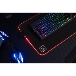THE G-LAB PAD-RUBIDIUM Alfombrilla de ratón para juegos XXL, Retroiluminación LED RGB, Base antiderrapante, Negro THE G-LAB PAD-RUBIDIUM Alfombrilla de ratón para juegos XXL, Retroiluminación LED RGB, Base antiderrapante, Negro