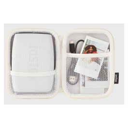FUJIFILM Case para Instax mini Link 3 - Estuche Protector Arcilla Blanco, Resistente a Rayones y Suciedad, Ref 70100164447