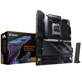 Gigabyte Placa Base AM5 B850 AORUS ELITE WIFI7 para AMD Ryzen Serie 9000, DDR5, WiFi 7, ATX